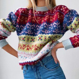 Vintage Knit Crew Neck